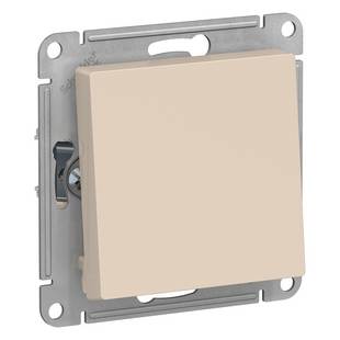 Переключатель 1-кл, ATLASDESIGN, Бежевый, ATN000261, SCHNEIDER ELECTRIC