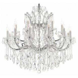 Люстра подвесная ILAMP DIAMOND 6071-18 CR+CL