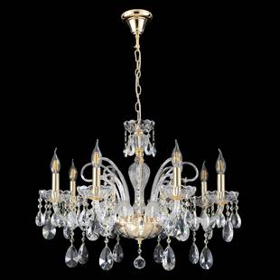 Люстра подвесная CRYSTAL LUX MONICA SP8 GOLD