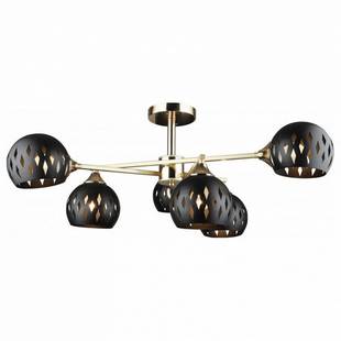Люстра потолочная IMEX MD.4211 MD.4211-6-S-GD+FGD