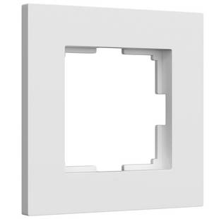 Рамка 1-пост, SLAB, белый матовый, W0012961, WERKEL