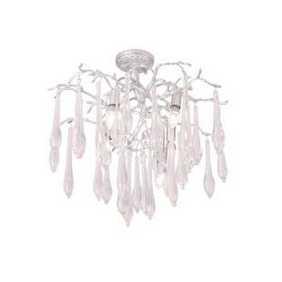 Люстра потолочная CRYSTAL LUX REINA REINA PL5 D600 SILVER PATINA
