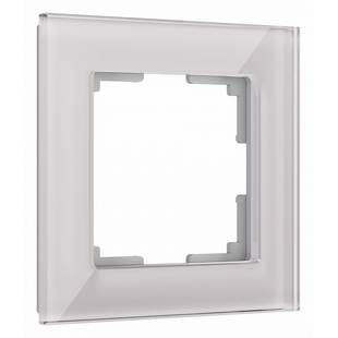 Рамка 1-пост, FAVORIT, стекло, дымчатый, W0011117, WERKEL