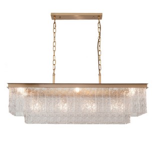 Люстра подвесная DELIGHT COLLECTION GLACE KG0998P-8L brass