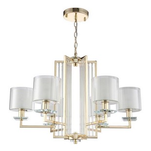 Люстра подвесная CRYSTAL LUX NICOLAS Nicolas SP-PL6 Gold/White