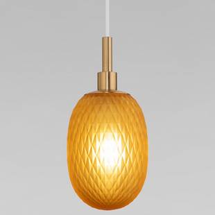 Подвес EUROSVET PINEAPPLE 50266/1 янтарный