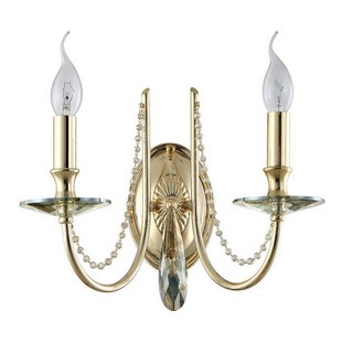 Бра CRYSTAL LUX VICTORIA Victoria AP2 Gold/Amber