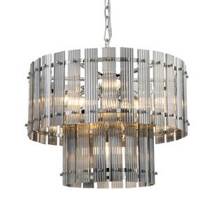 Люстра подвесная DELIGHT COLLECTION RUBY KG1112P-7 chrome/smoky