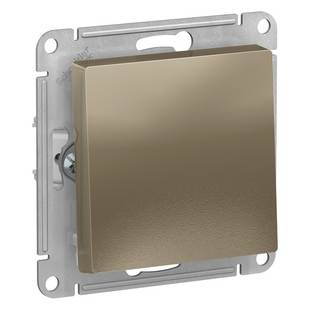 Выключатель 1-кл, ATLASDESIGN, Шампань, ATN000511, SCHNEIDER ELECTRIC