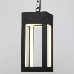 Светильник уличный подвесной ELEKTROSTANDARD FRAME 1528 TECHNO LED черный a051857