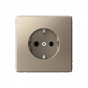 Розетка  с з/к, ARTGALLERY, Шампань, GAL000543, SCHNEIDER ELECTRIC