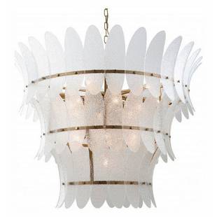 Люстра подвесная ILAMP GRAMERCY 15602-19 ANB+CL