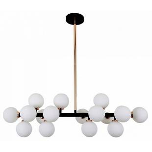 Люстра подвесная LUMINA DECO MARSIADA LDP 6033-16 BK+MD