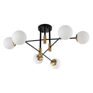 Люстра потолочная CRYSTAL LUX FIDEL FIDEL PL6 BLACK
