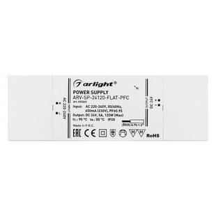 Блок питания ARLIGHT ARV-SP-FLAT 24V 120W IP20 33263