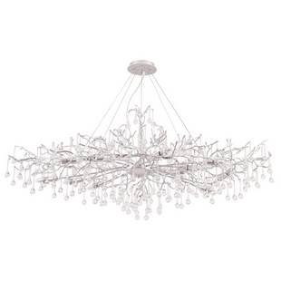 Люстра подвесная CRYSTAL LUX REINA REINA V2 SP12 L1500 SILVER PATINA
