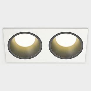Светильник встраиваемый ITALLINE IT08-8013 IT08-8013 black 3000K 2 шт + IT08-8015 white