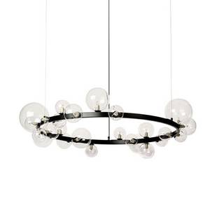 Люстра подвесная DELIGHT COLLECTION ART DECO BUBBLE 8828P/L black/clear