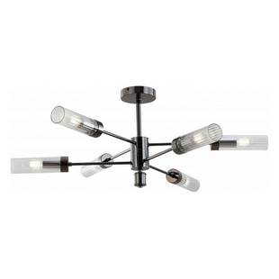 Люстра потолочная ILAMP EVOLUTION 15609-6 AN+CL