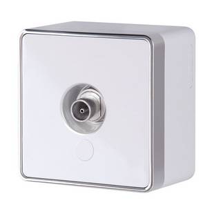 Розетка  TV одиночная, GALLANT, белый, W5083001, WERKEL