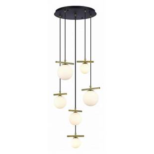 Подвес ILAMP GOLDEN 2134-6D BR+MBK