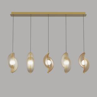 Подвес DELIGHT COLLECTION MD24030035 MD24030035-5B brass/amber