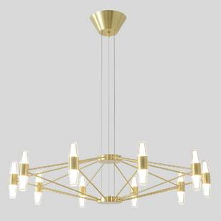 Люстра подвесная CRYSTAL LUX DOROTEA DOROTEA SP10 GOLD