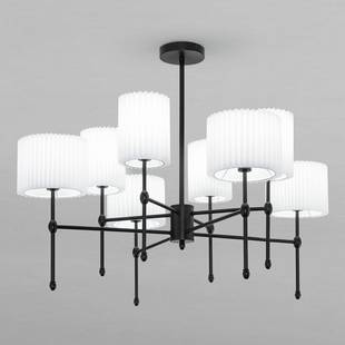 Люстра подвесная EUROSVET NOTTURNO 60162/8 черный