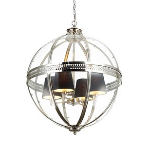 Люстра подвесная DELIGHT COLLECTION RESIDENTIAL KM0115P-4L nickel