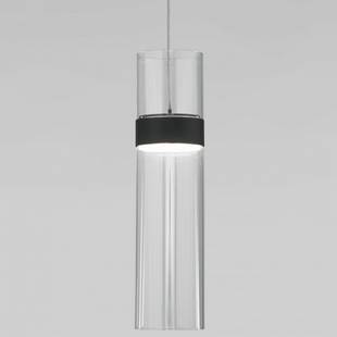 Подвес EUROSVET LUMEN 50244/1 LED черный/прозрачный