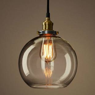 Подвес IMPERIUMLOFT LOFT CLEAR GLASS SPHERE CLOCHE 191634-22