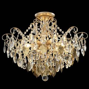 Люстра потолочная CRYSTAL LUX ESMIRALDA ESMIRALDA PL6 GOLD