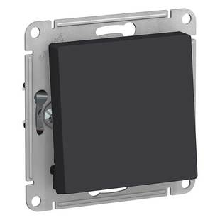 Переключатель 1-кл, ATLASDESIGN, Карбон, ATN001061, SCHNEIDER ELECTRIC