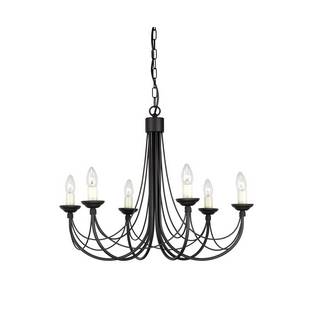 Люстра подвесная ELSTEAD CARISBROOKE CB6-BLACK