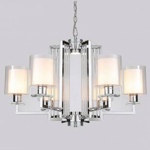 Люстра подвесная ILAMP KING RM6201-6 CR+CL