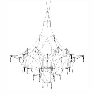 Люстра подвесная DELIGHT COLLECTION LUCCIOLA MD18001068-1E chrome
