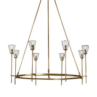 Люстра подвесная DELIGHT COLLECTION TORCHE DE VERRE 8614P/8 gold