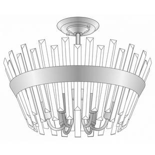 Люстра потолочная CITILUX ВЕСТЕРОС CL307160