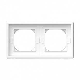 Рамка 2-пост, IP44, ARTGALLERY AQUA, Белый, GAL440102, SCHNEIDER ELECTRIC
