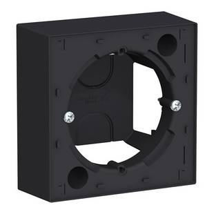 Коробка для наружного монтажа, ATLASDESIGN, Карбон, ATN001000, SCHNEIDER ELECTRIC