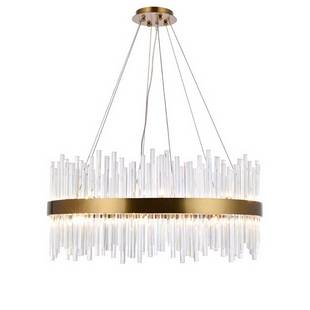 Люстра подвесная DELIGHT COLLECTION KR1209 KR1209P-12 brass