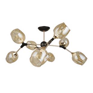 Люстра потолочная ARTE LAMP SEPPIA A4211PL-8BK