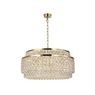 Люстра подвесная NEWPORT TIFFANY 8530/80 C gold polished