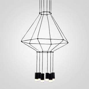 Люстра подвесная IMPERIUMLOFT VIBIA WIREFLOW 84532-22