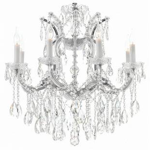 Люстра подвесная ILAMP DIAMOND 6071-8 CR+CL