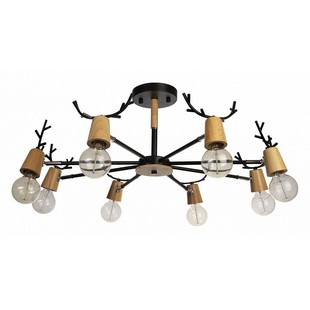 Люстра потолочная LOFT IT SVEN 10024/8 Black