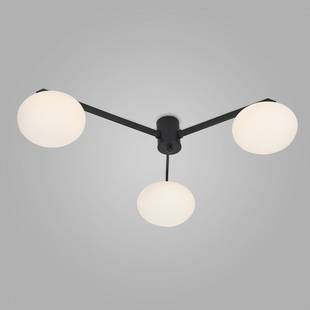 Люстра потолочная EUROSVET OPALINE 70220/3 черный