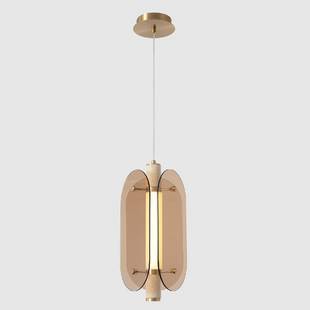 Подвес CRYSTAL LUX AMARILLO AMARILLO SP18W LED BRASS