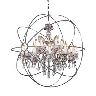 Люстра подвесная DELIGHT COLLECTION FOUCAULT'S ORB 5014-D10 chrome