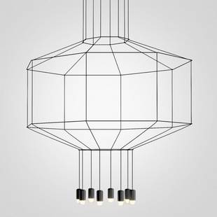 Люстра подвесная IMPERIUMLOFT VIBIA WIREFLOW 84534-22
